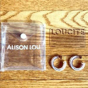 Alison Lou Loucite Small Hoops